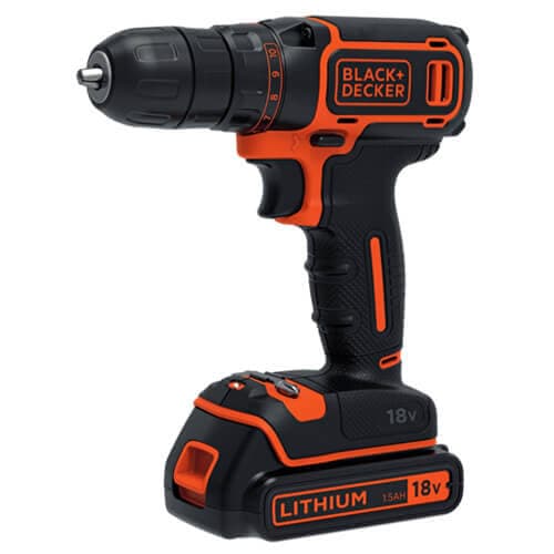 Дриль-шурупокрут 18 В 1,5 А·год BLACK+DECKER BDCDC18B