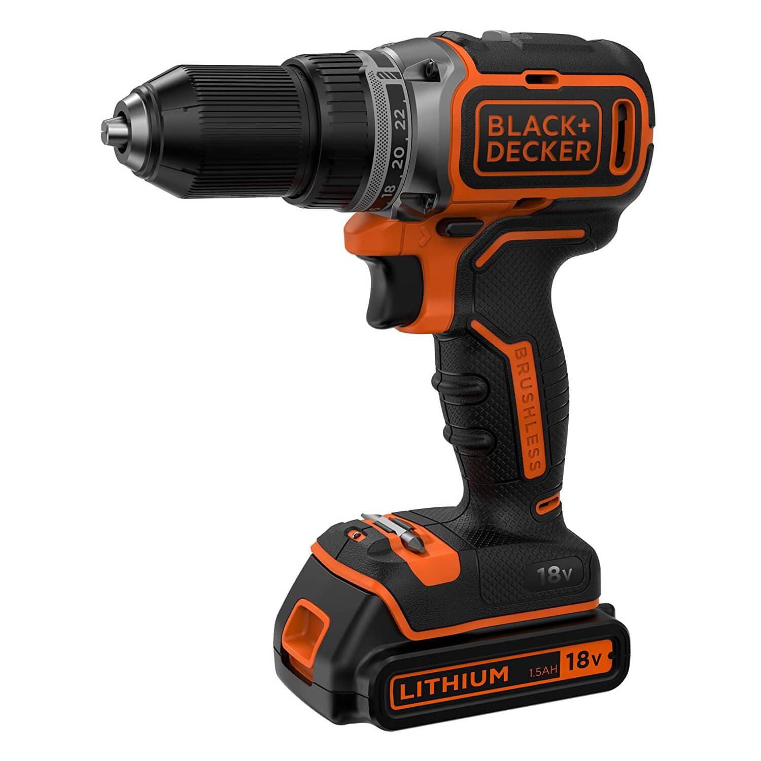 Дриль-шурупокрут 18 В 1,5 А·год BLACK+DECKER BL186KB